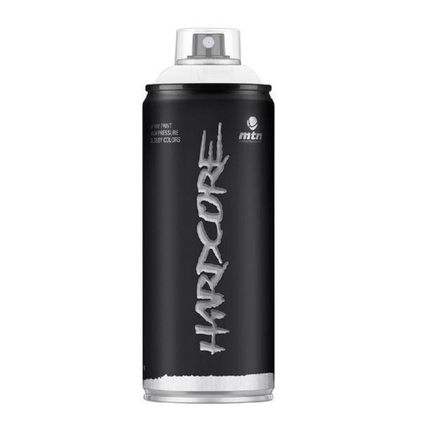 Pintura spray Hardcore2. Blanco mate