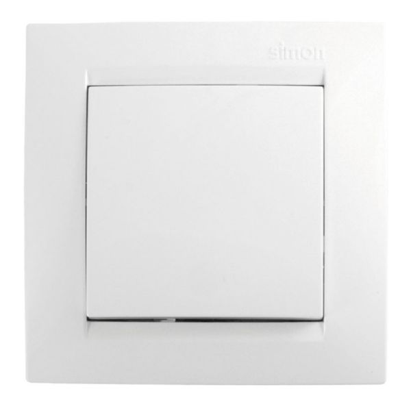 Pulsador serie 15 color blanco