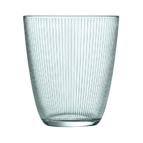 Vaso Concepto Stripy verde. 6 unidades. Luminarc