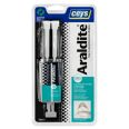 Adhesivo Araldite rapido transparente. Jeringa 24 ml.